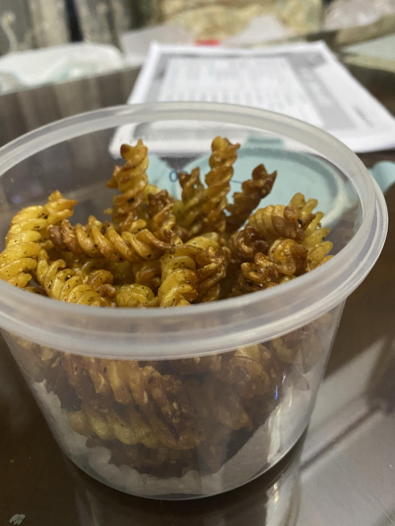 低卡创意小零食｜黑椒甜辣意面嘎嘣脆脆 #Heathysnacks#