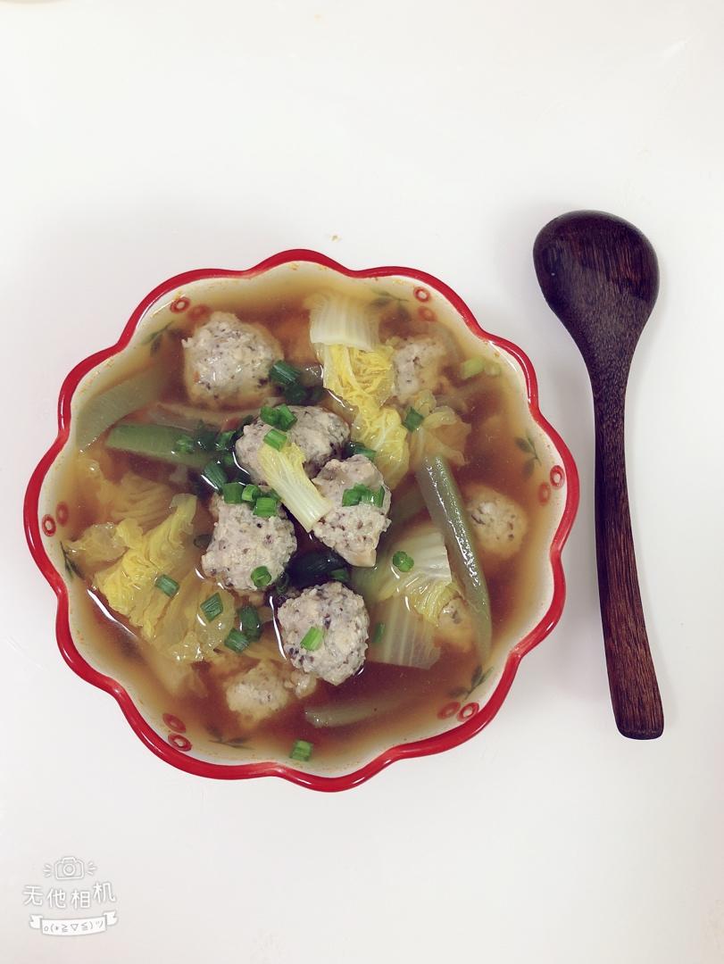 告别无聊的减脂餐-鸡肉丸子