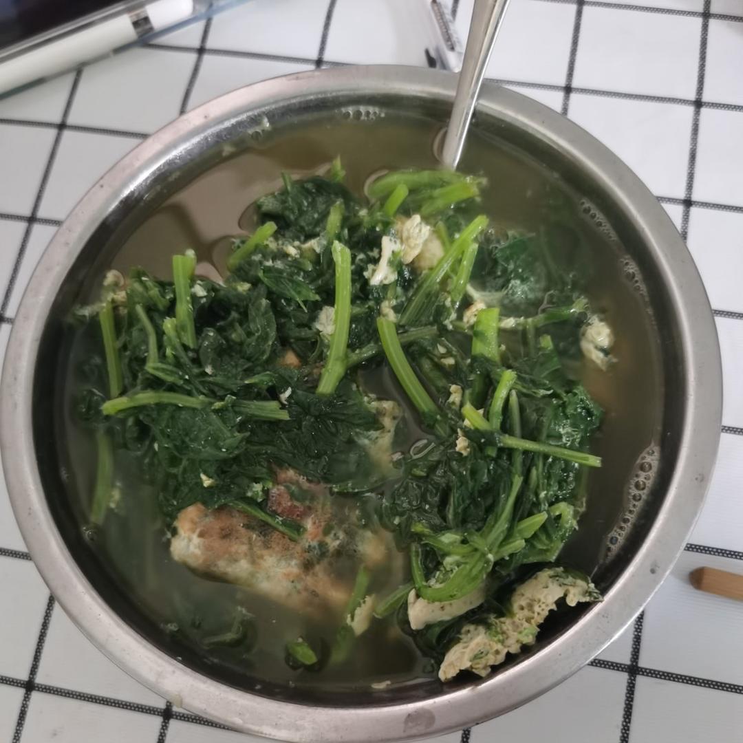 艾叶鸡蛋汤/客家的特色菜