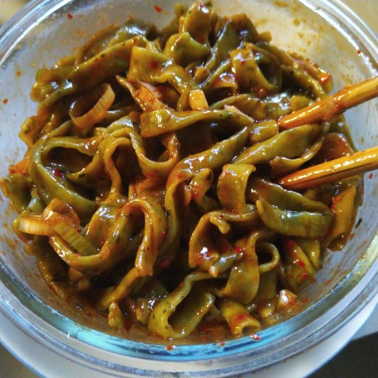 菠菜面（纯菠菜不加水版）