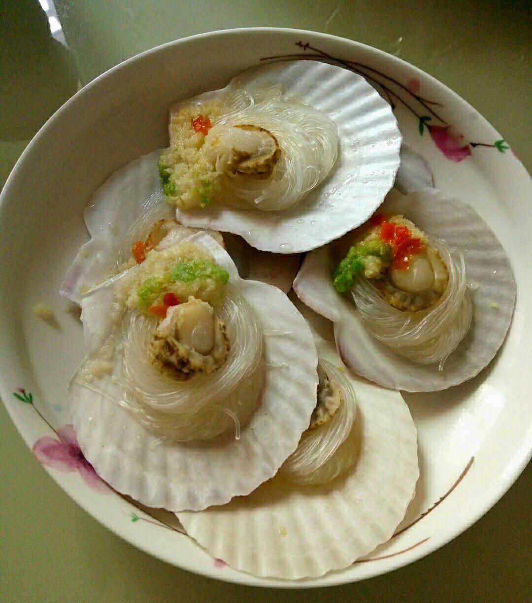 蒜蓉粉丝蒸扇贝