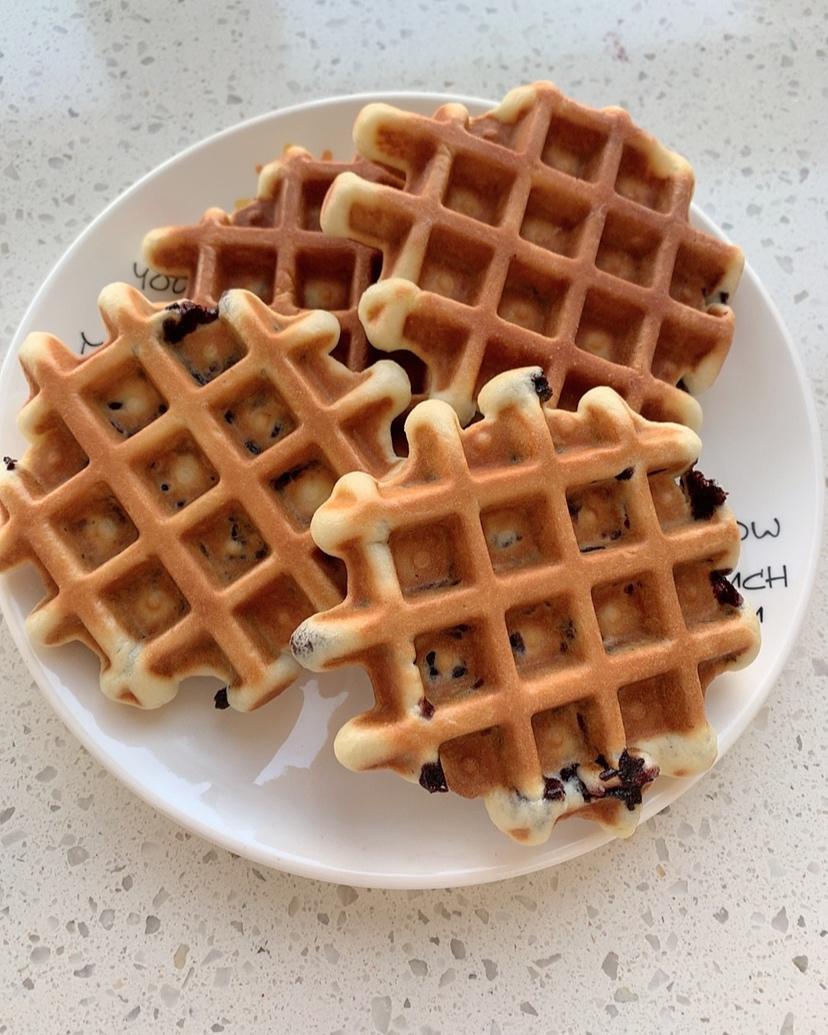 紫米华夫饼