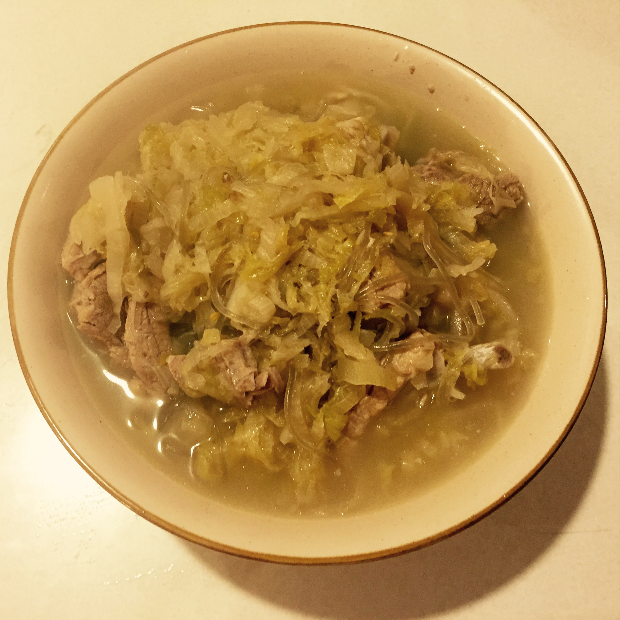东北酸菜炖排骨