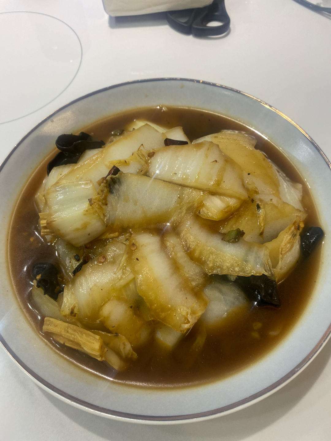 开胃下饭菜！醋溜白菜木耳