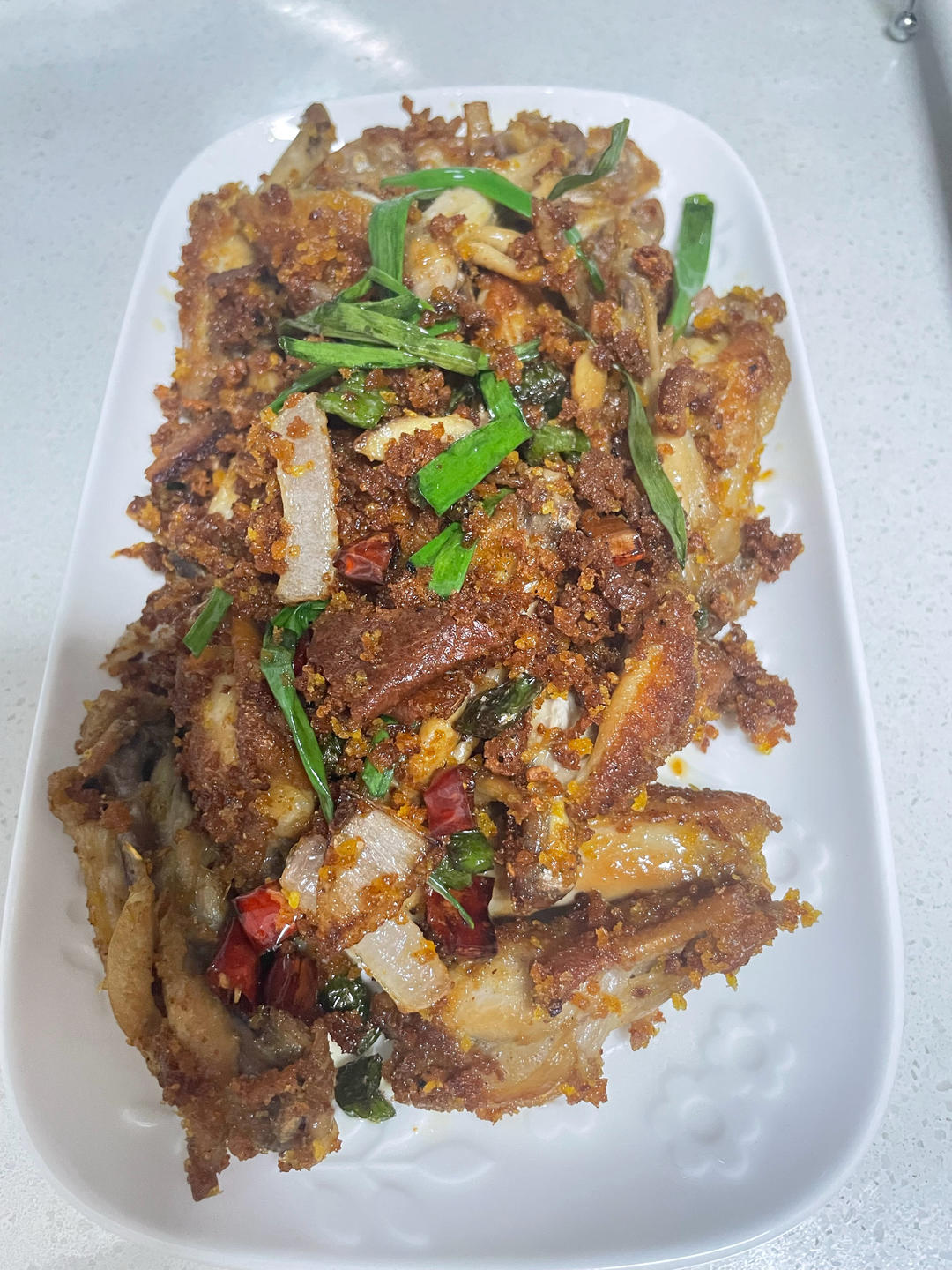 避风塘炒鸡翅