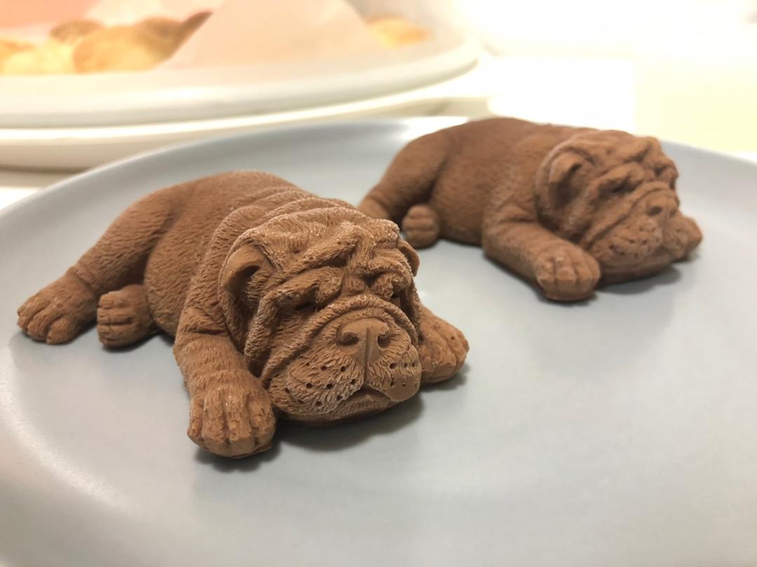 蛋总必胜做的法斗巧克力慕斯蛋糕