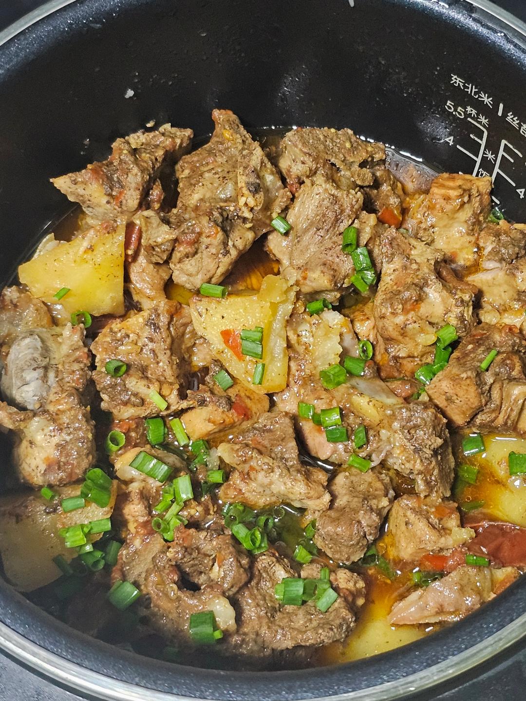 红烧土豆排骨&肉