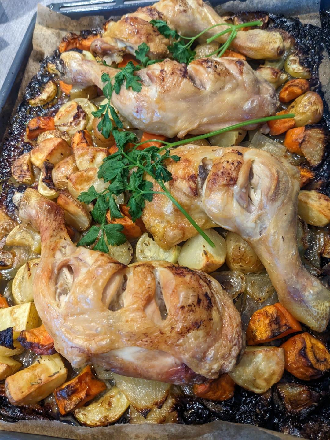 吃鸡腿一时爽，一直吃一直爽🌟超全各口味的烤鸡腿🍗附赠芝士鸡腿蔬菜卷做法