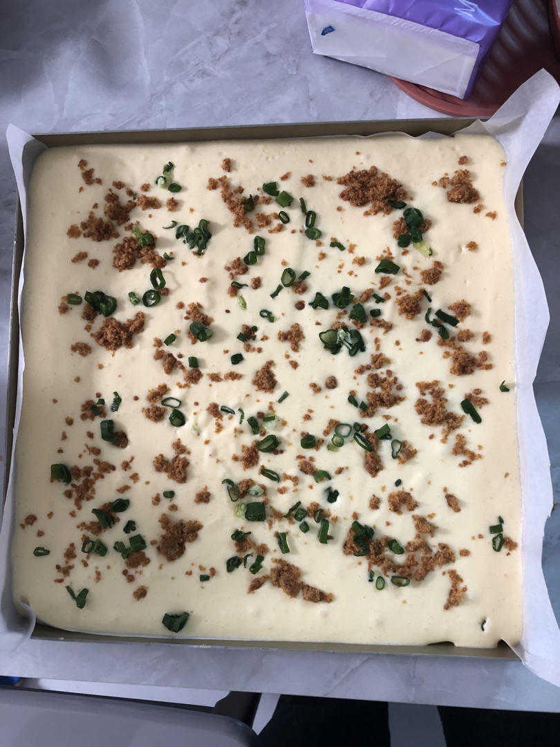 香葱肉松肥蛋糕卷～
