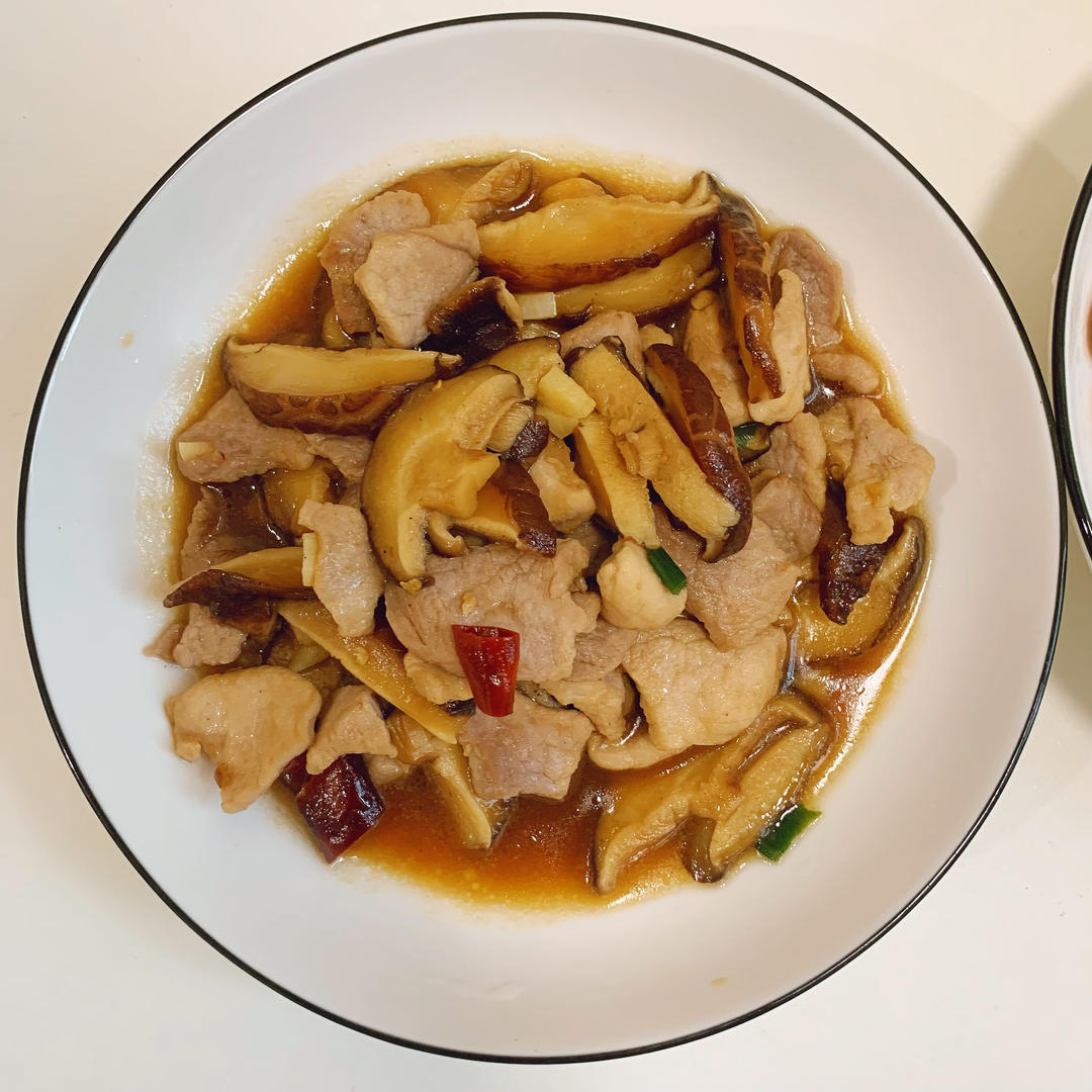 耗油香菇炒肉