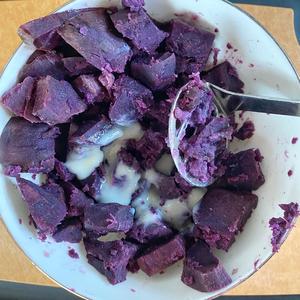 低脂燕麦紫薯香蕉派✨的做法 步骤4