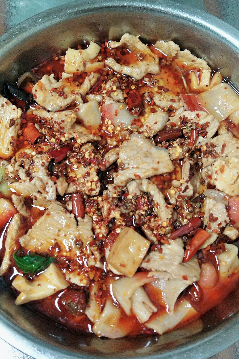 小嘉怡妈妈做的水煮肉片