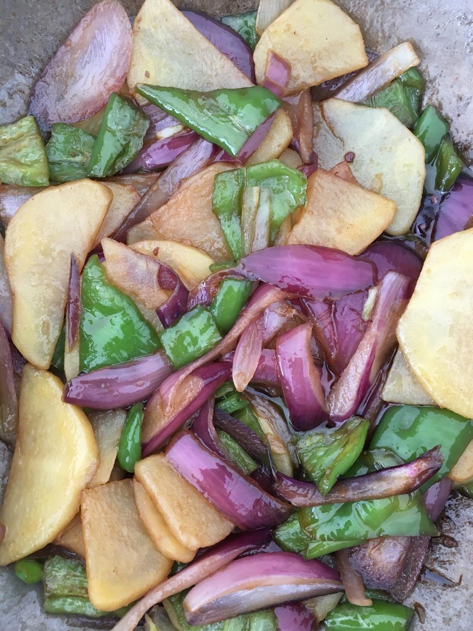 家常炒土豆片