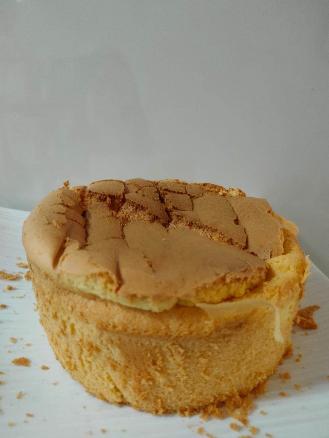 超柔软6寸戚风蛋糕(附8寸配方)零失败 超详细‼️含操作视频