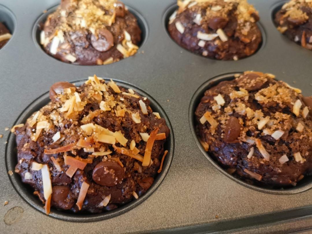 浓情巧克力摩卡马芬<Chocolate Espresso Muffins>