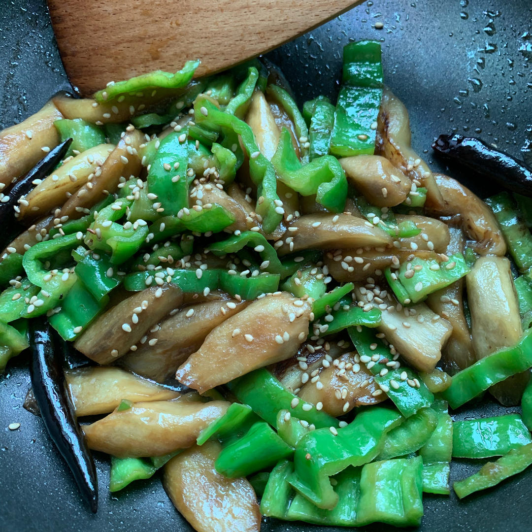 茄子🍆炒青椒