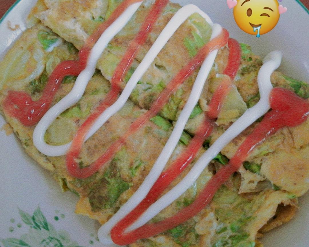 「鸡蛋生菜饼」美味不长胖的减脂早餐
