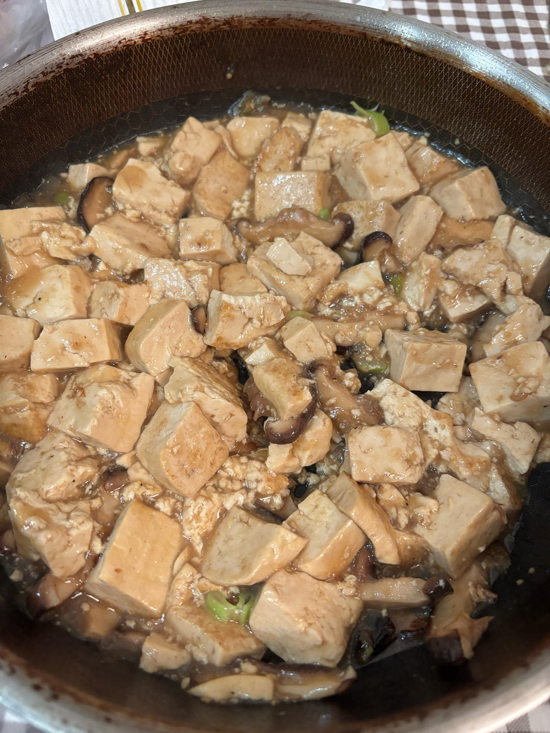 超简单还减脂 香菇烧豆腐