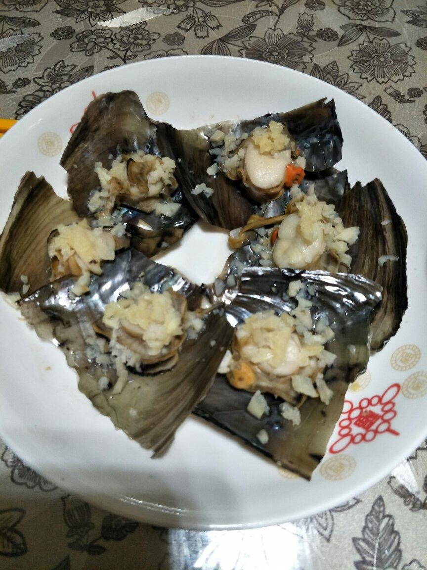 蒜蓉蒸带子