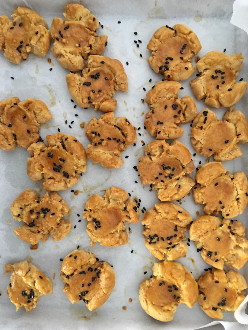 迷你桃酥(不用猪油&黄油)