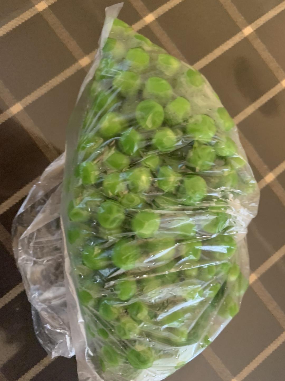 储存新鲜豌豆的做法