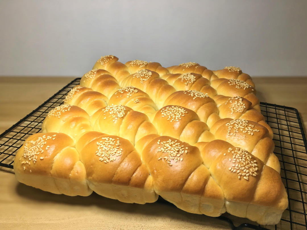 牛奶面包卷（直接法）
