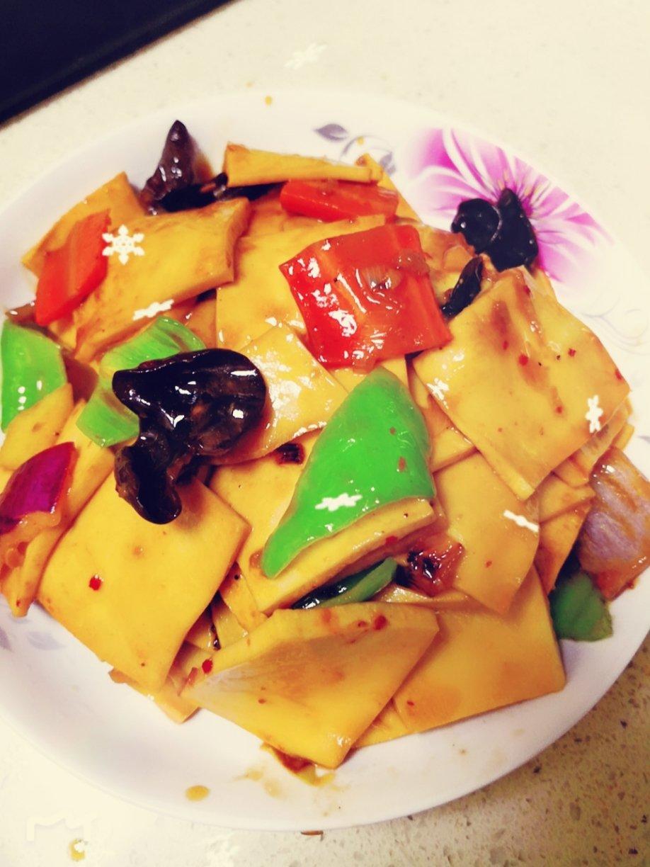 呦塔做的鱼香千页豆腐