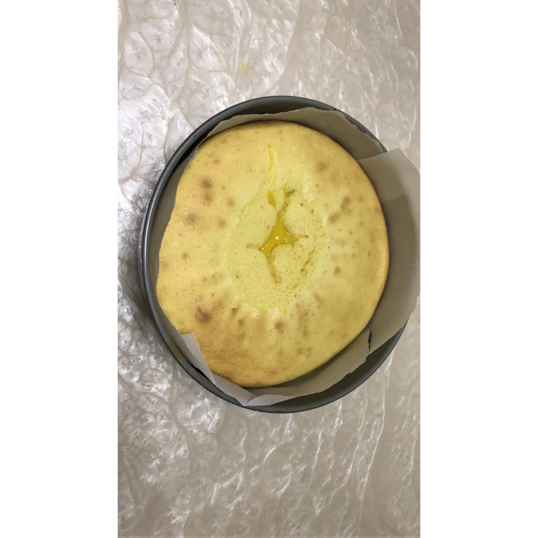 芝士爆浆流心半熟蛋糕