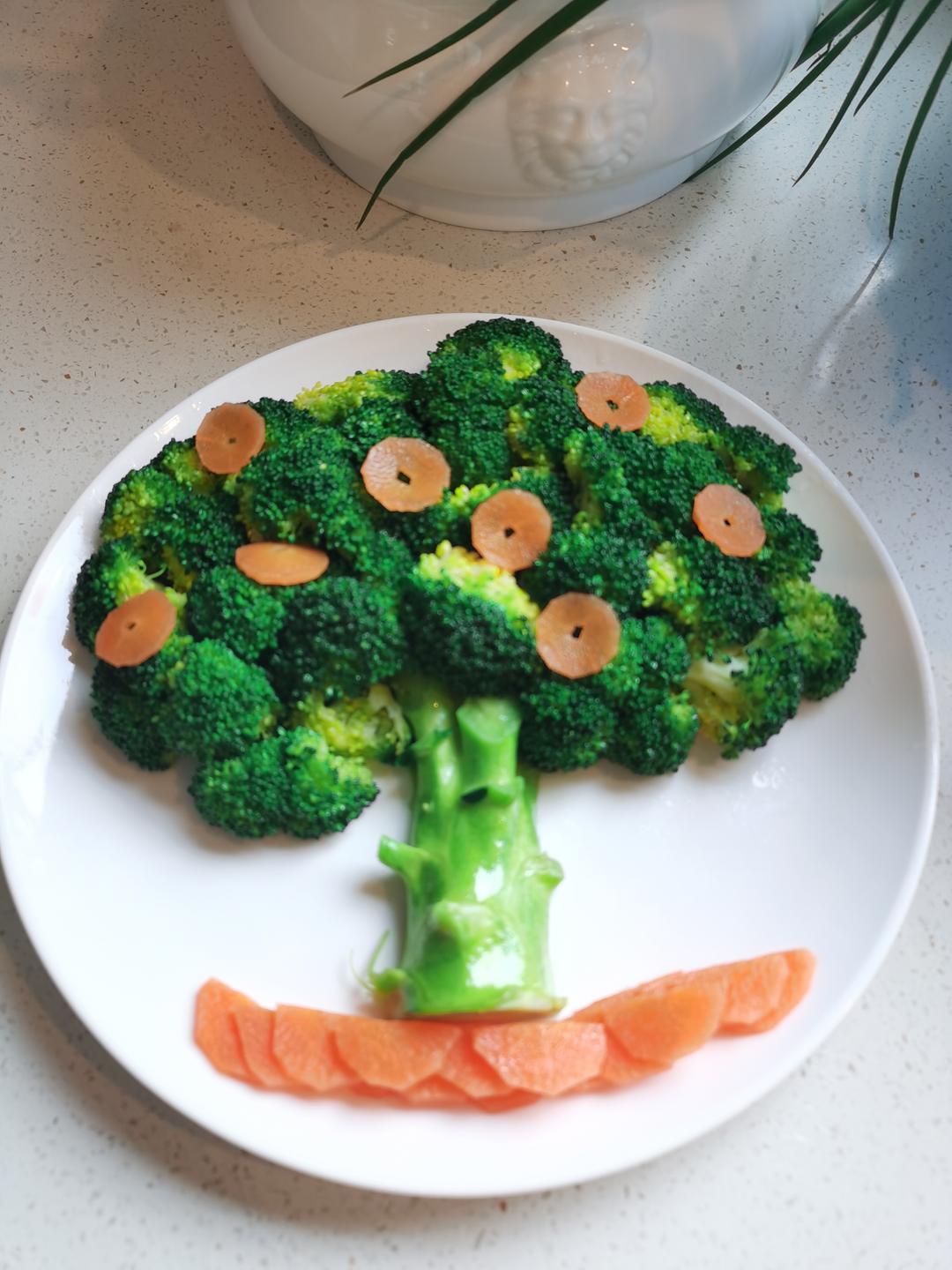 年夜菜之吉祥发财树（辣汁西兰花）