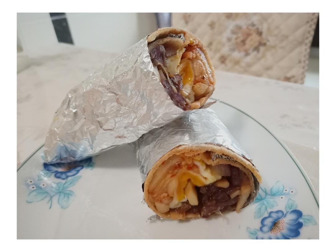 减脂超快手全麦蔬菜卷饼👯👯👯