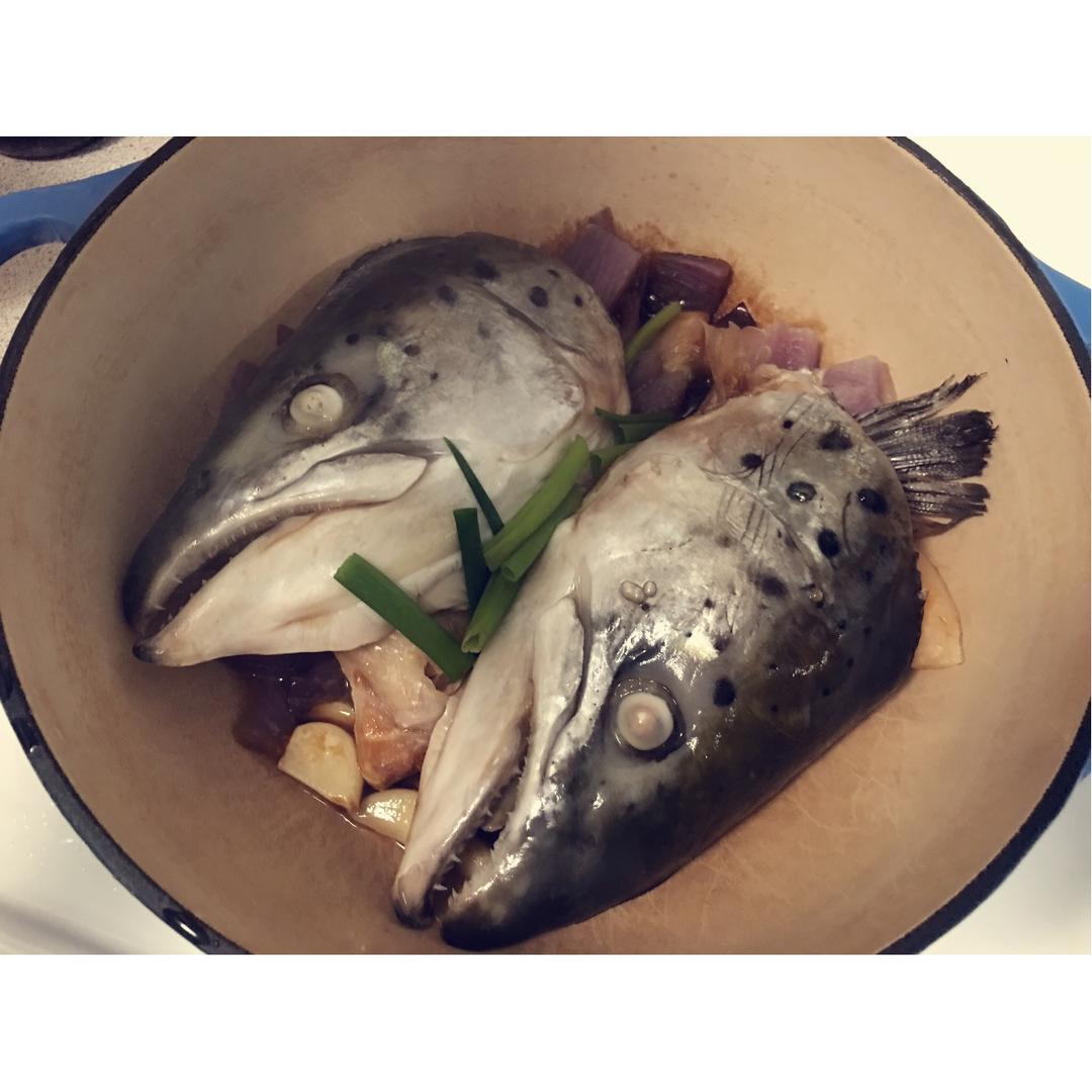 《中餐厅》张亮的焗三文鱼头