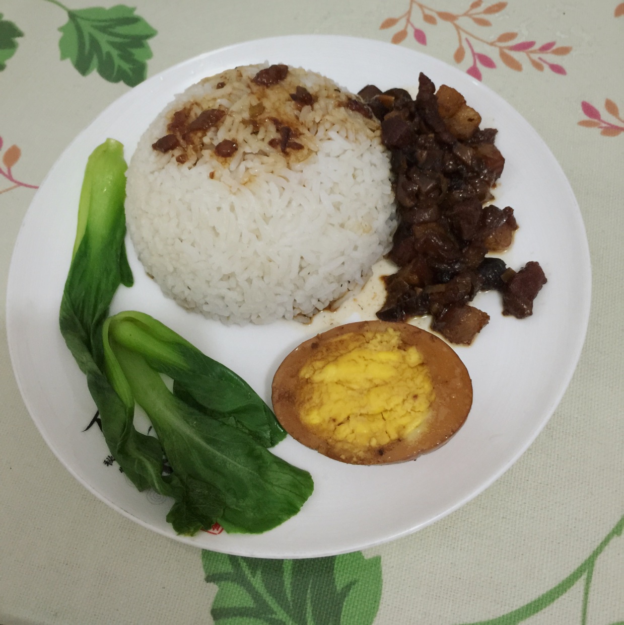 洋葱酥卤肉饭