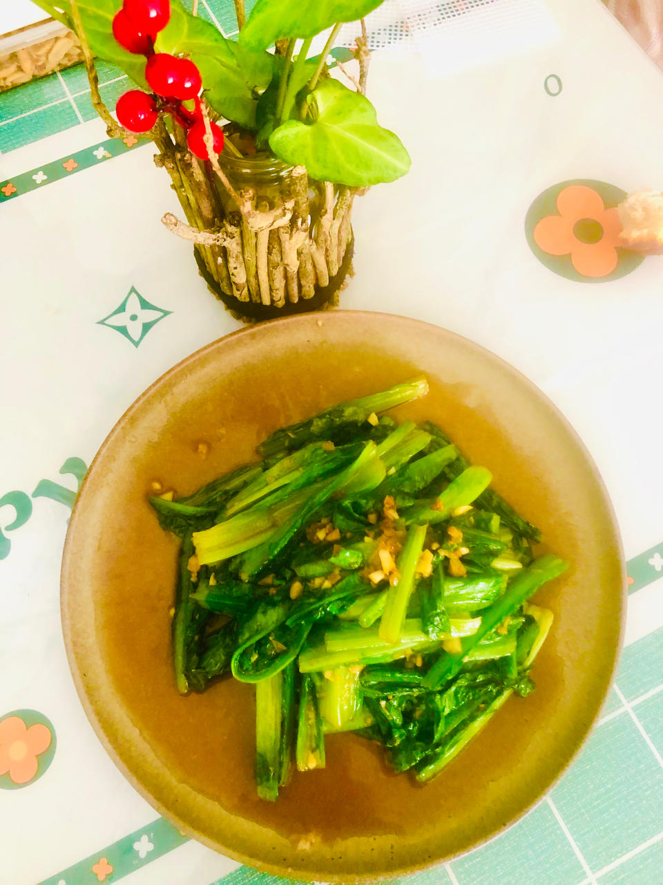 蒜蓉耗油清炒油麦菜，减脂快手菜，宝宝超爱，傻瓜步骤，屡试不爽，好吃且下饭，鲜香爽口！！