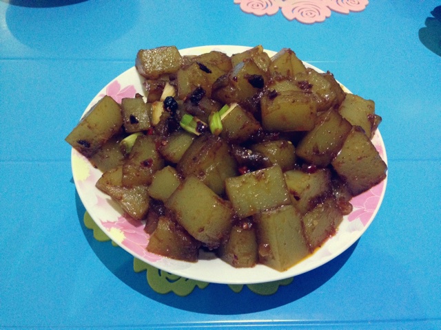 老干妈炒凉粉
