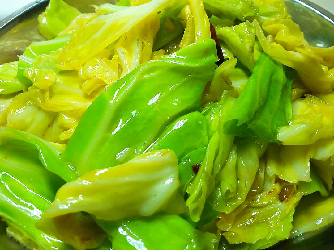 素炒圆白菜(超简单)