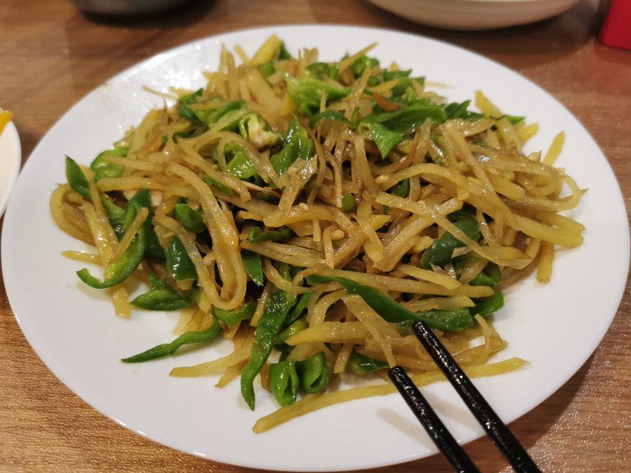 青椒土豆丝