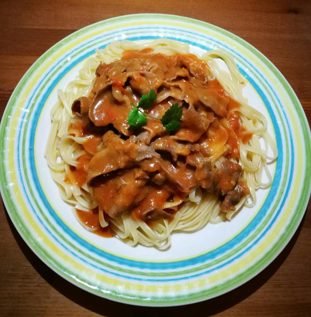 番茄牛肉意大利面