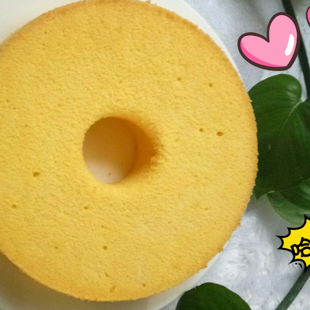 轻盈Q弹的戚风蛋糕（中空模）