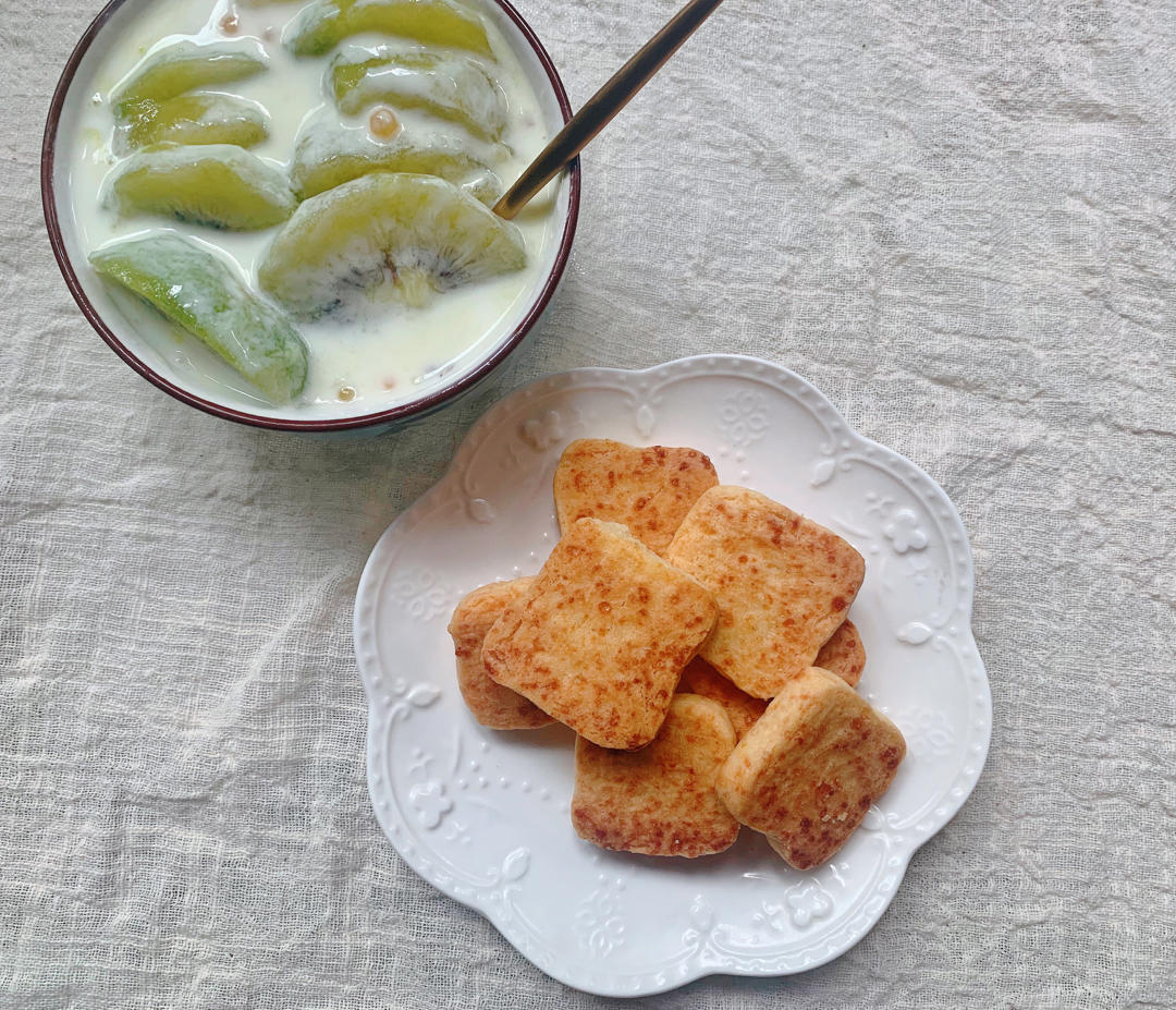 免打发❗️零失败❗️黄金芝士咸味饼干❗️