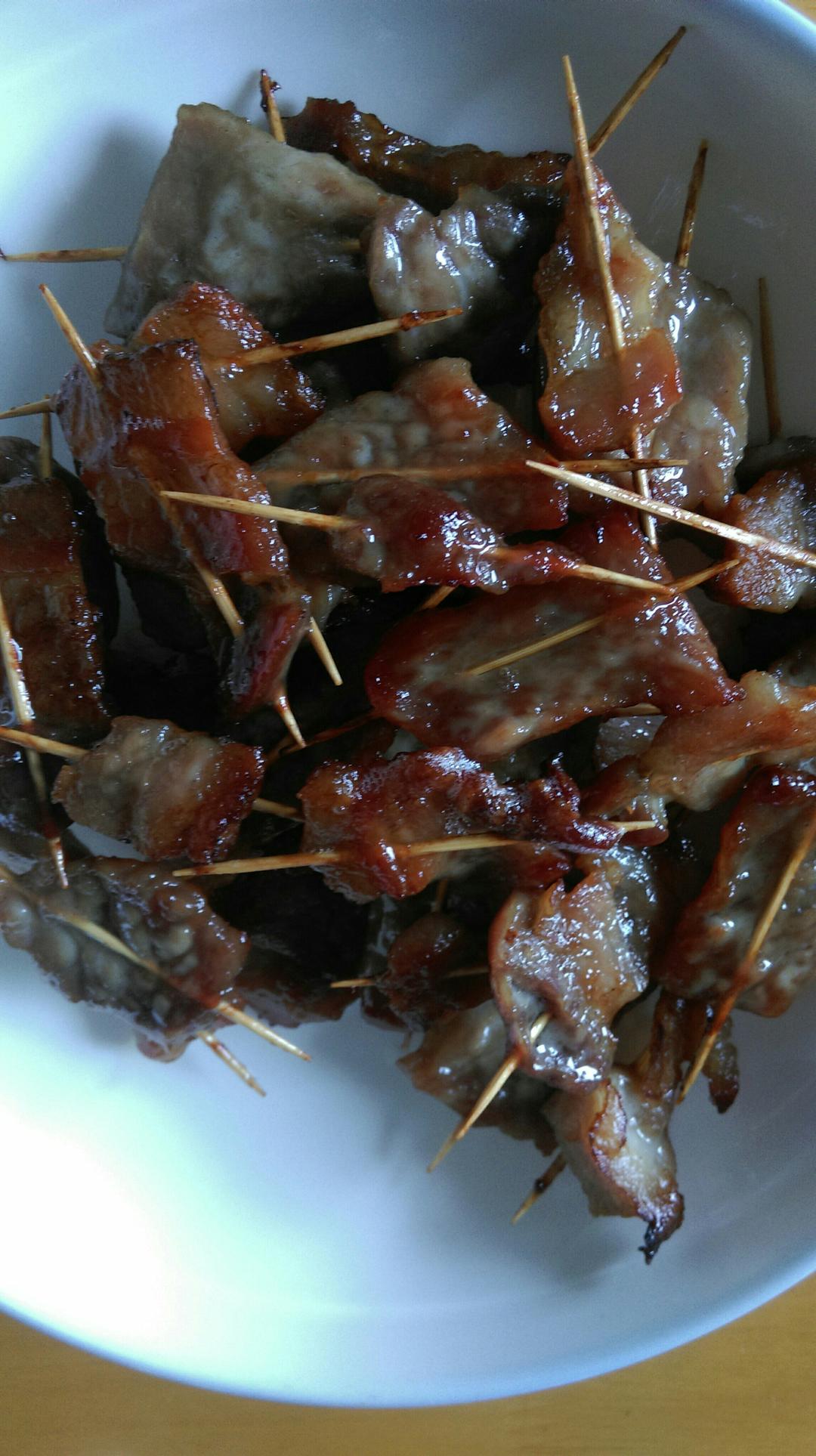 烤牙签五花肉