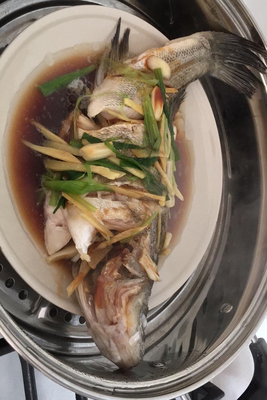 楚祺張做的超入味清蒸魚清蒸鱸魚桂花魚家常獨創