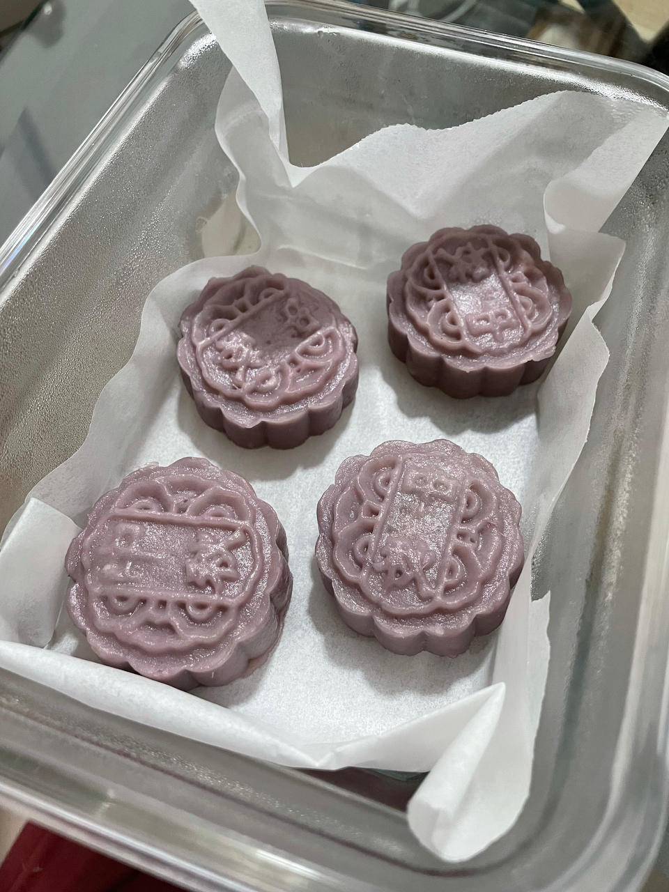 免烤箱！爆浆芋泥奶酪月饼🥮