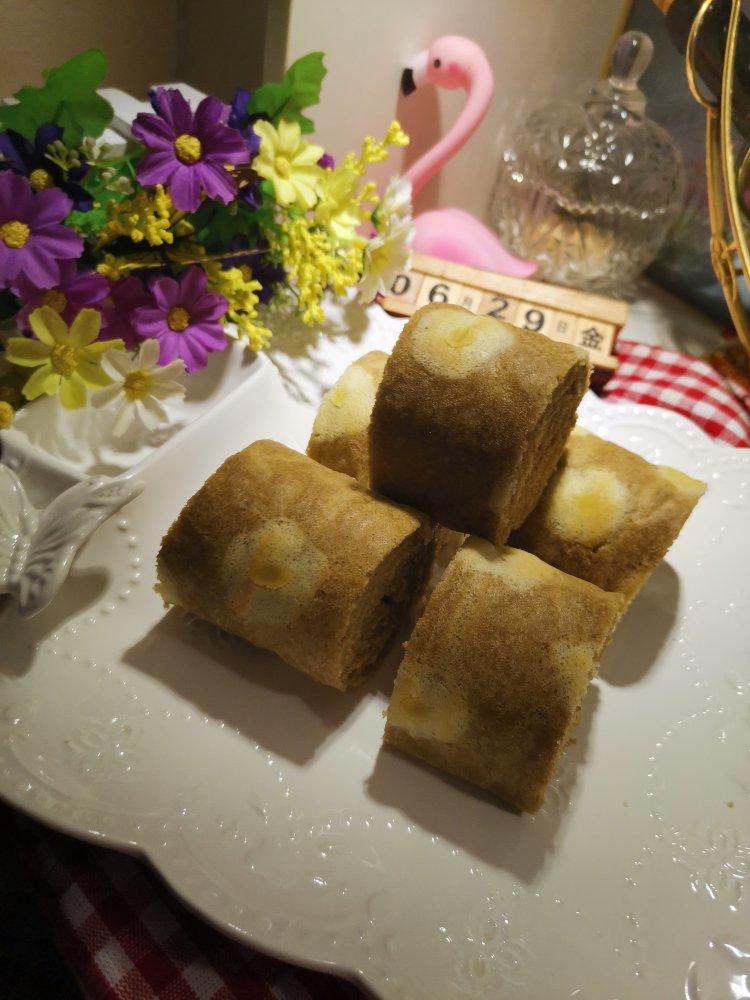 抹茶红豆蛋糕卷