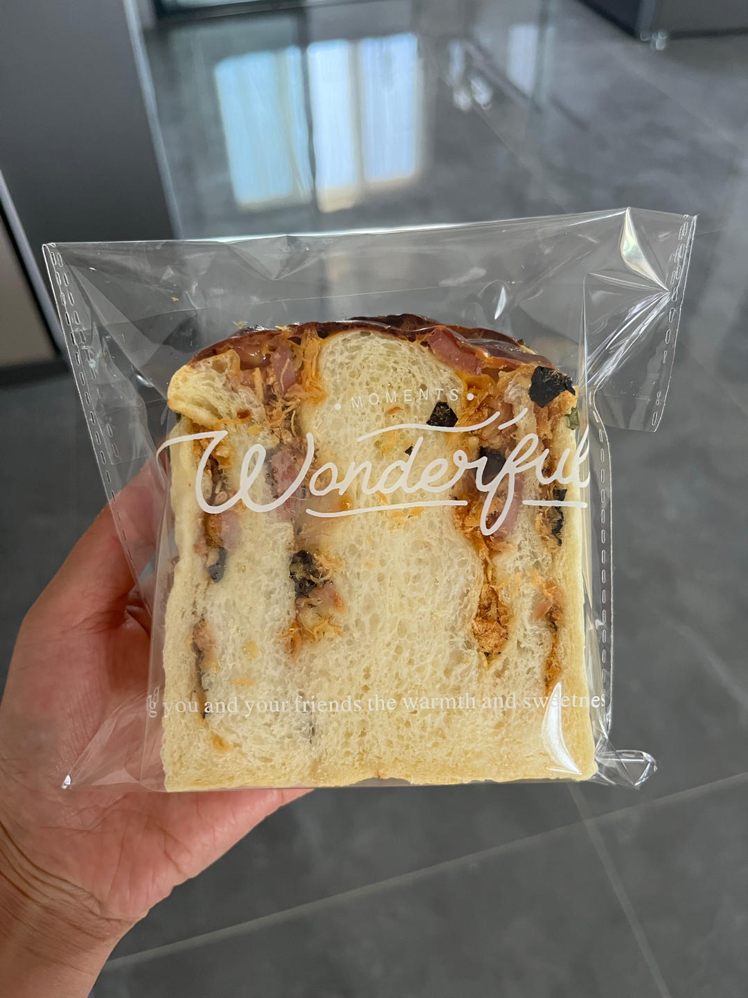 第一次做猪肉铺吐司，原来可以这么好吃！