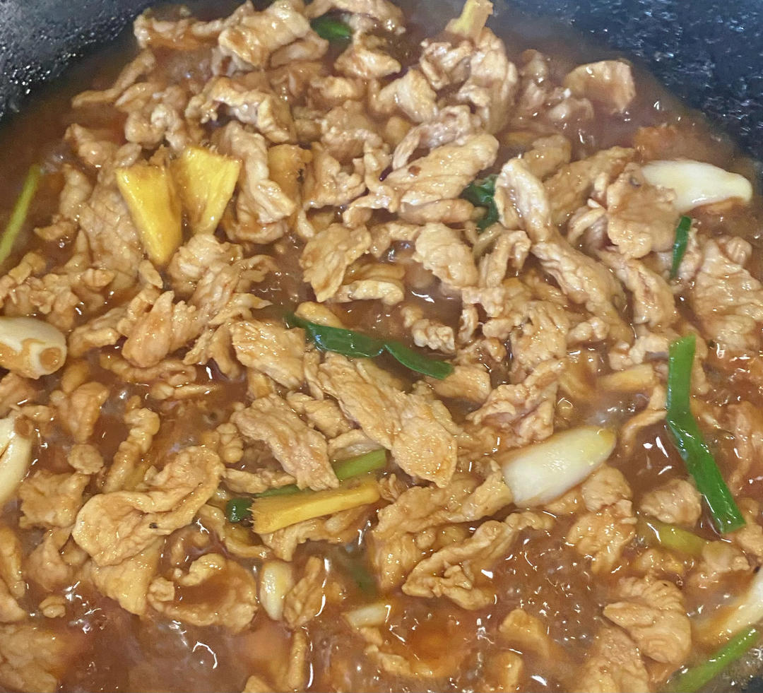 炒肉丝（巨下饭，可炒素菜）的做法