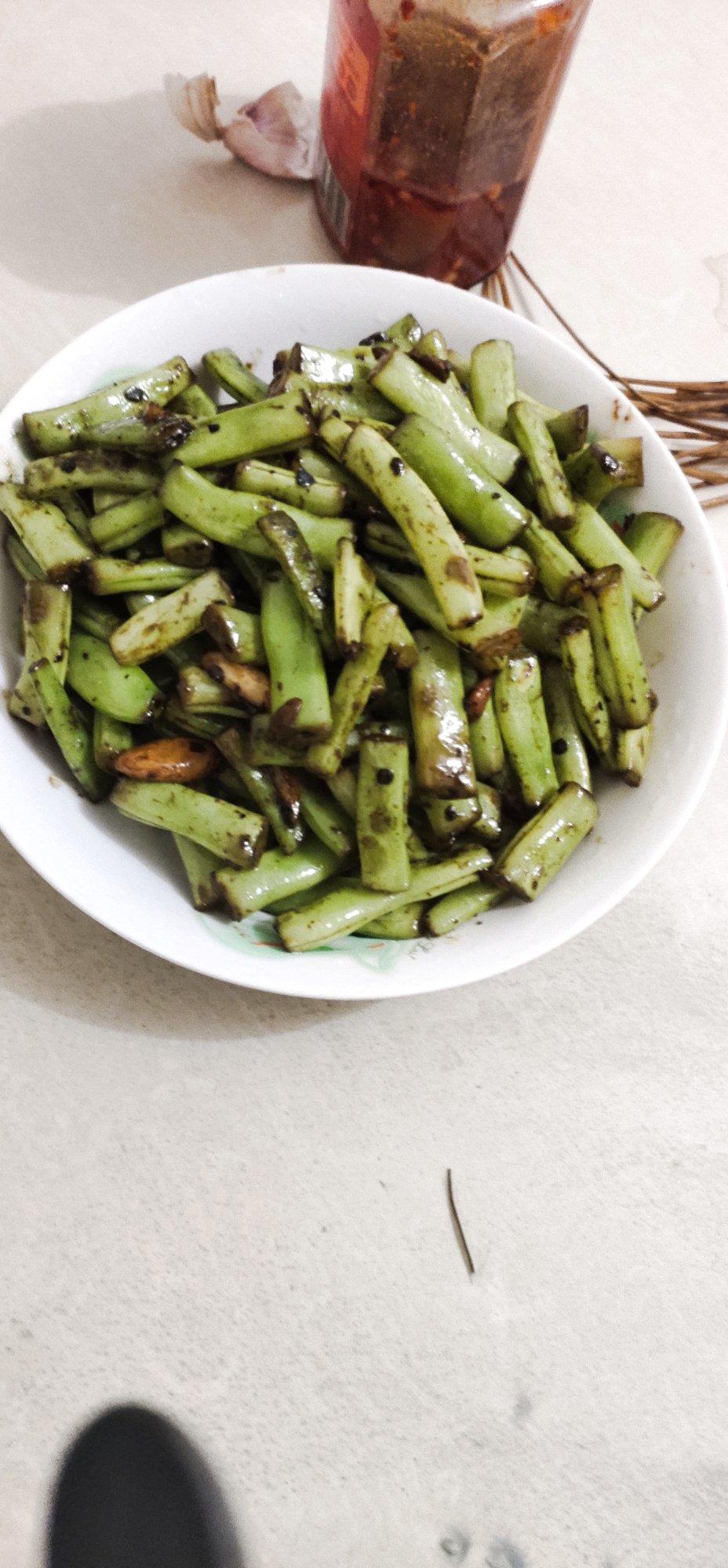 清炒梅豆