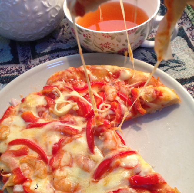 金枪鱼火腿pizza