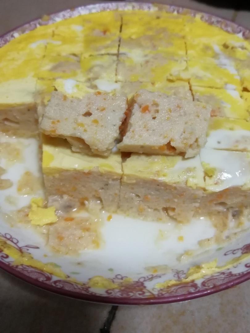 自制零添加蒸鱼糕