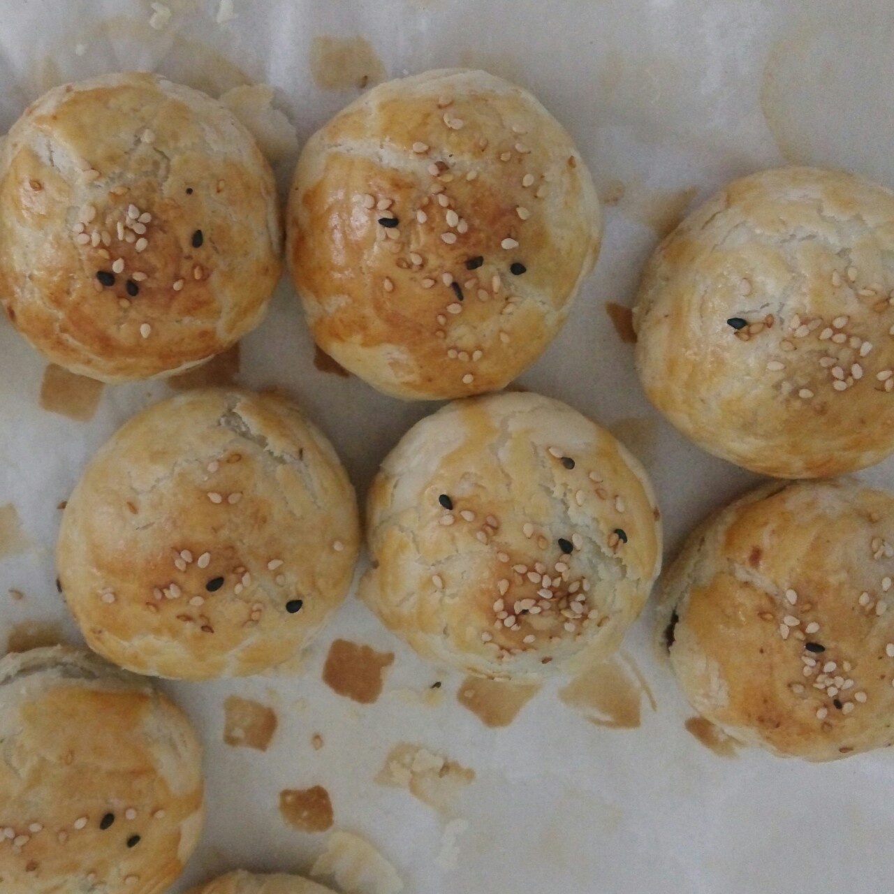 豆沙蛋黄酥