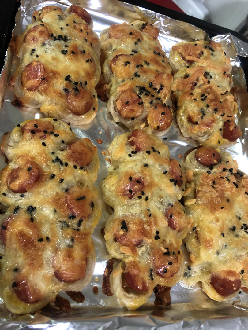 手抓饼卷烤肠